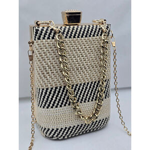 Alessia Woven Crossbody Shoulder Bag